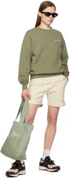Museum of Peace & Quiet Khaki Wordmark Sweatshirt