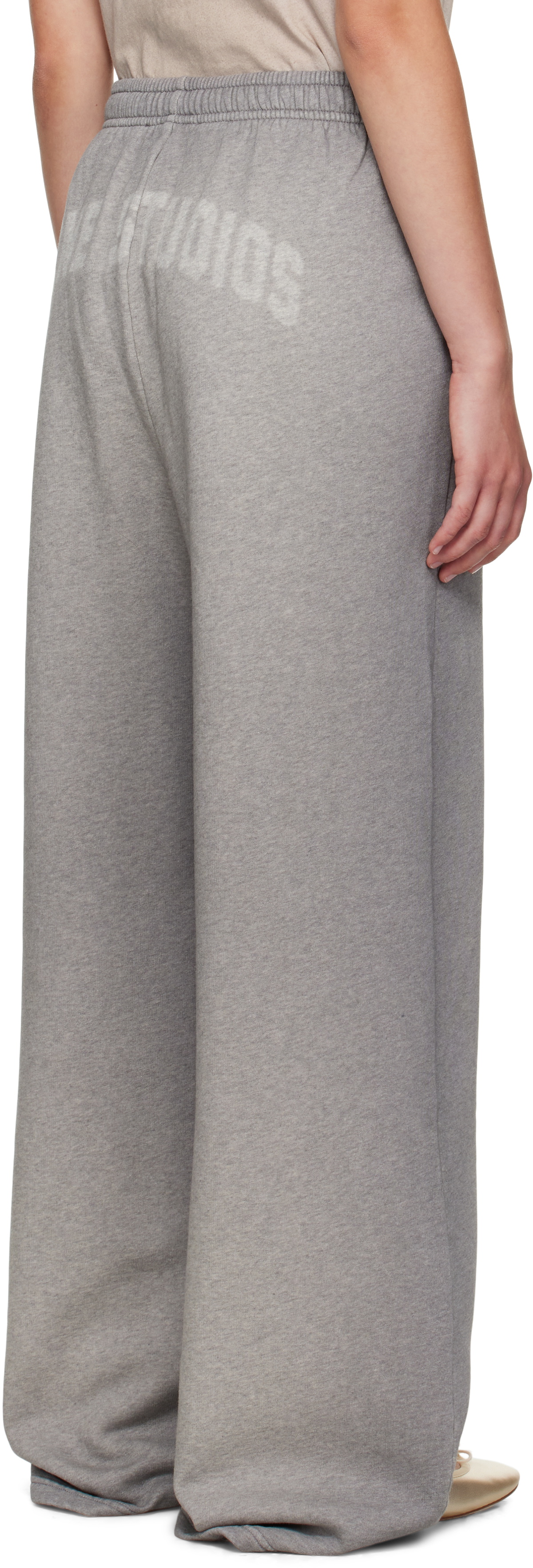 Acne Studios Gray Logo Sweatpants