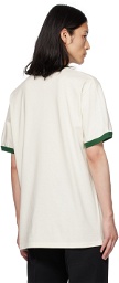 Gucci Off-White Embroidered T-Shirt