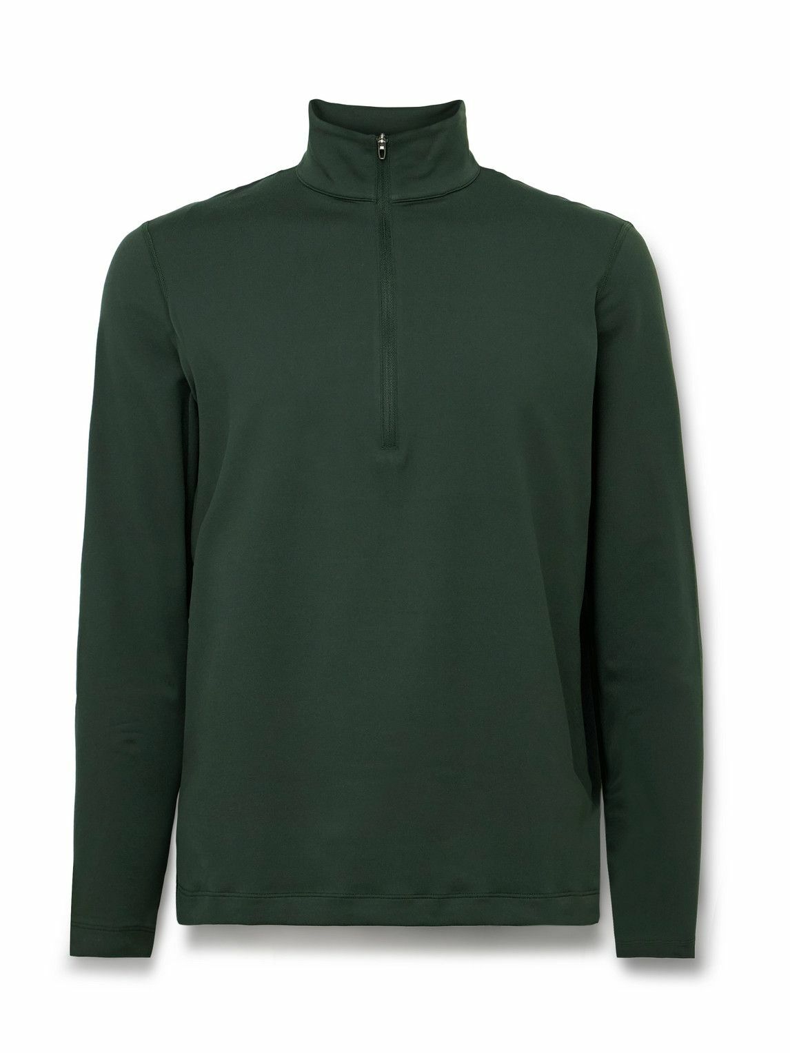Lululemon - Stretch Recycled-Jersey Half-Zip Top - Green