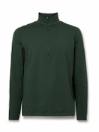 Lululemon - Stretch Recycled-Jersey Half-Zip Top - Green