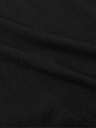 Canali - Slim-Fit Cashmere Half-Zip Sweater - Black