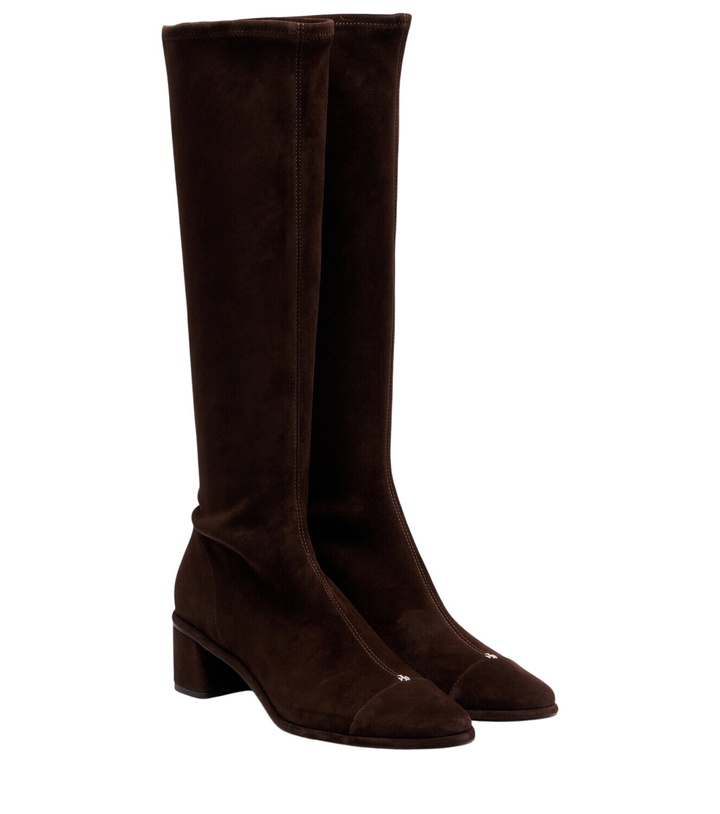 Photo: Tory Burch Cap-toe 55 suede knee-high boots