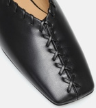 Jil Sander Leather ballet flats