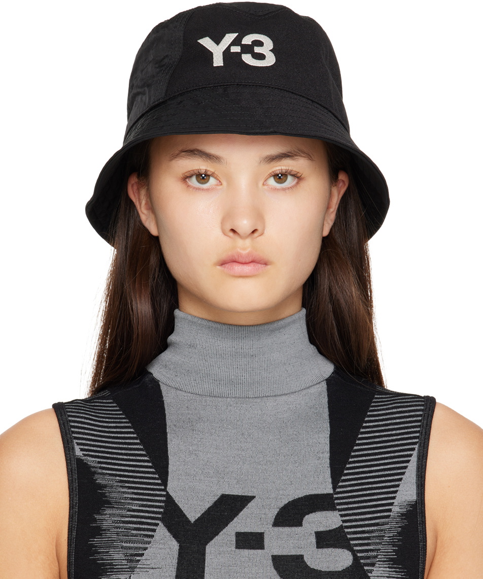 Y-3 Black Classic Bucket Hat Y-3