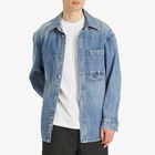 Wooyoungmi Men's Long Sleeve Denim Shirt in Blue