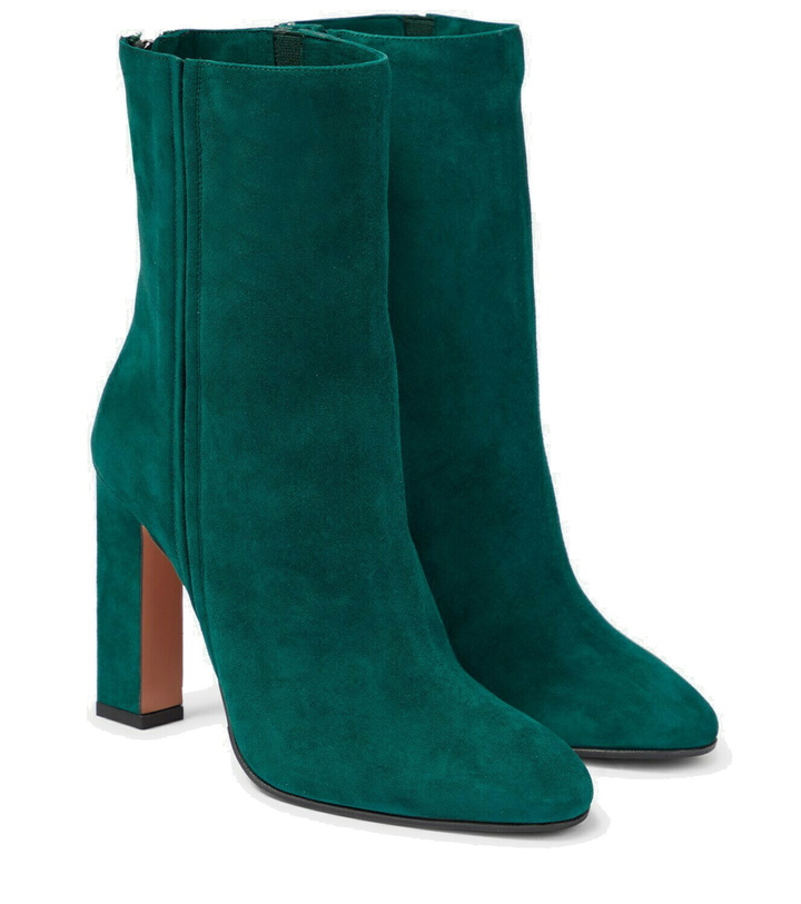 Photo: Aquazzura Joplin suede ankle boots