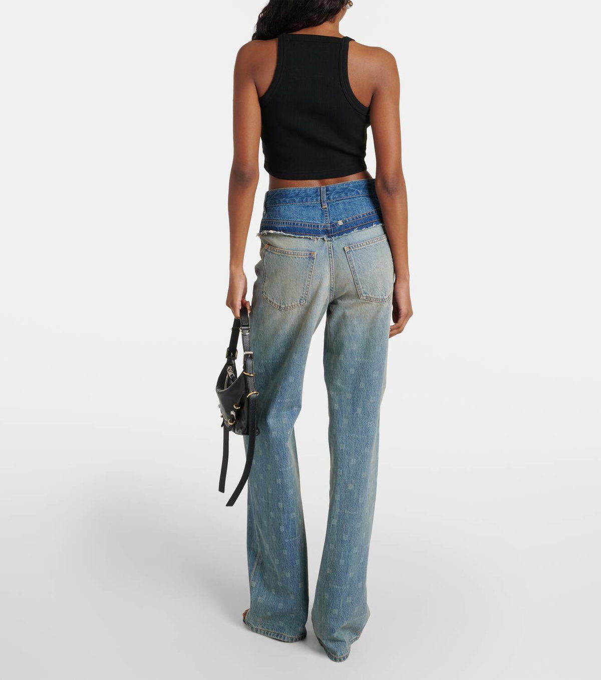 【GIVENCHY】4G cotton-blend crop top Givenchy 4G cotton-blend crop top Givenchy