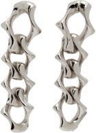 Emanuele Bicocchi Silver Sharp Link Earrings