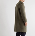 Massimo Alba - Herringbone Wool Coat - Green