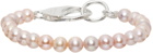 Hatton Labs Pink Pearl Lobster Bracelet