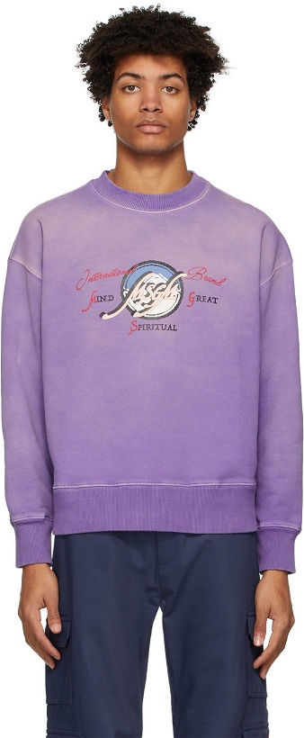 Photo: MSGM Purple Felpa Sweatshirt
