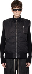 Rick Owens DRKSHDW Black Temple SL Tankers Bomber Vest