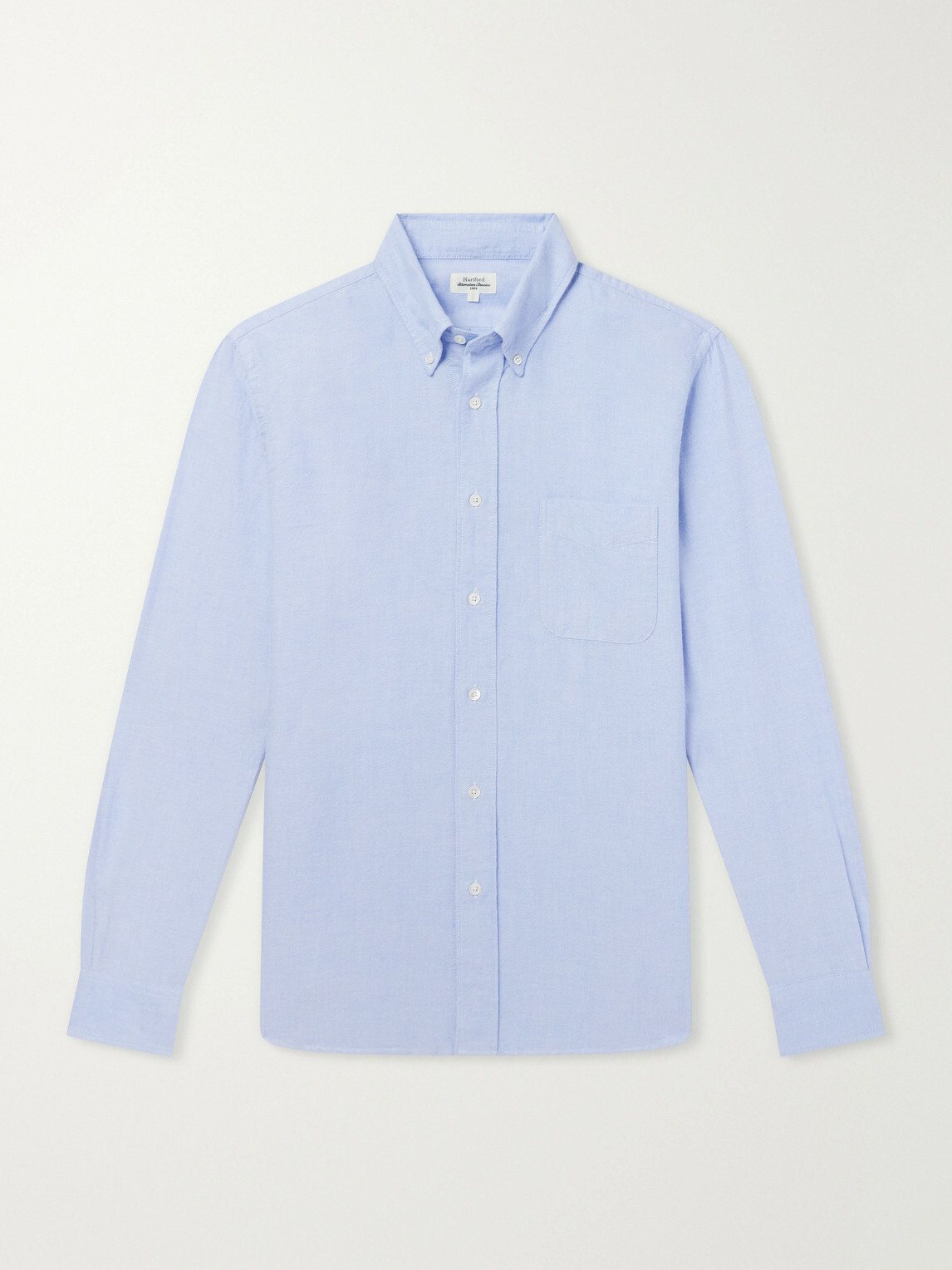 Hartford - Pitt Cotton-Oxford Shirt - Blue