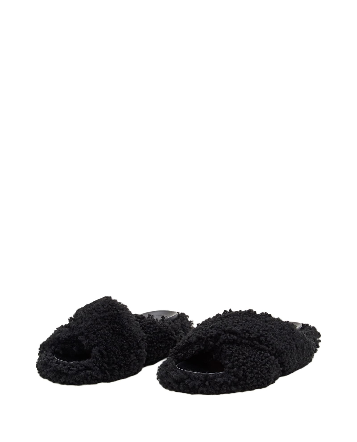 【送料&関税込】Marni Shearling Crisscross Sandals Marni Shearling Crisscross Sandals Marni