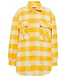 Palm Angels - Checked cotton flannel shirt