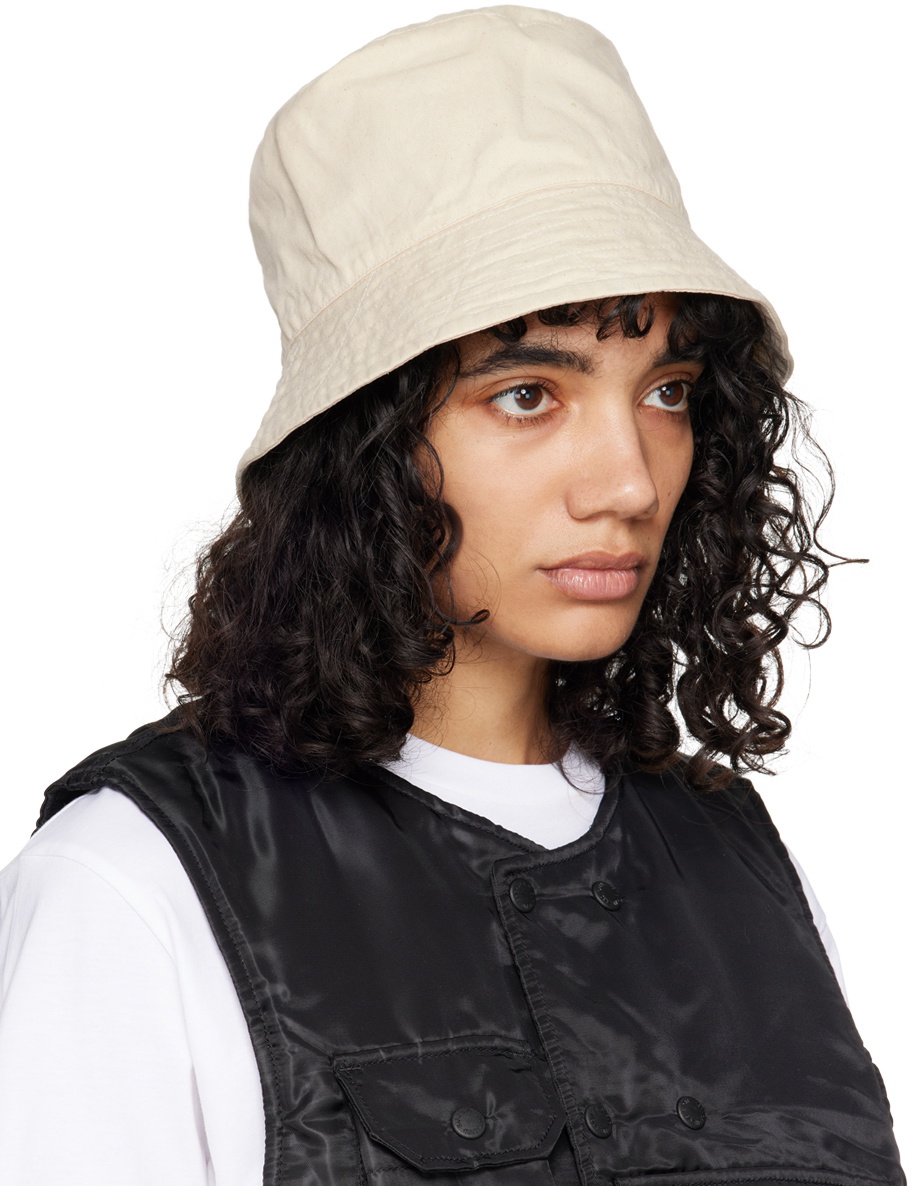 Engineered Garments Beige Cotton Bucket Hat