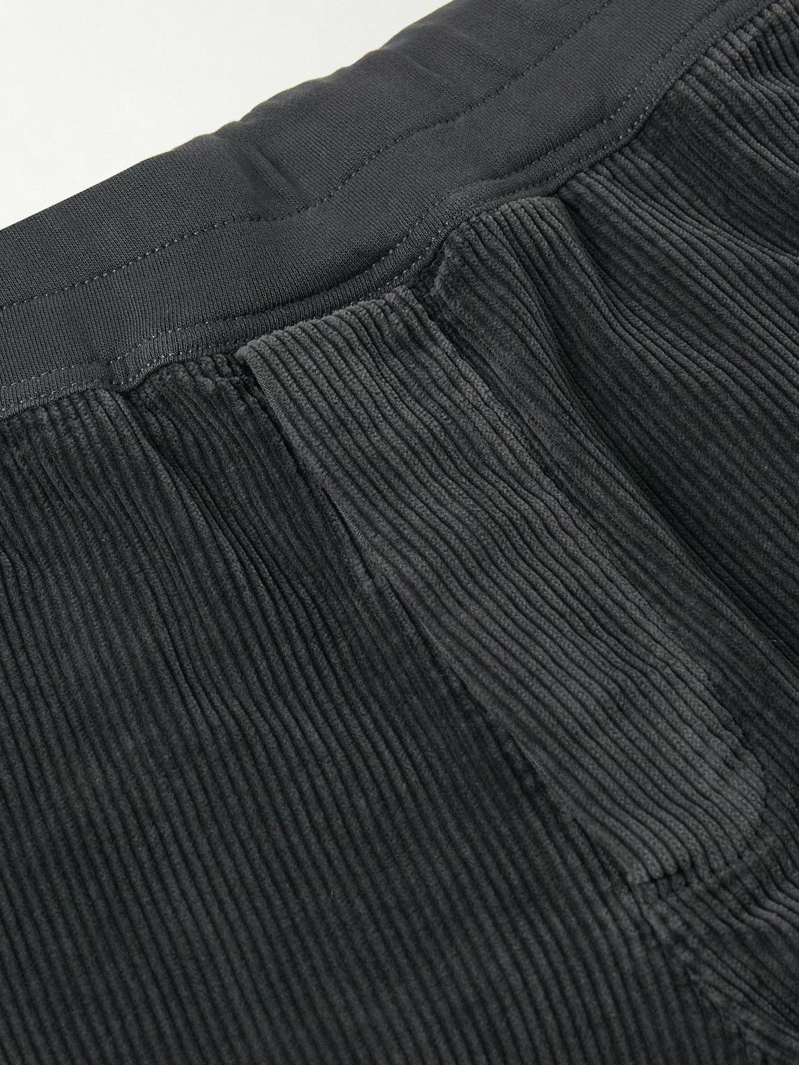 James Perse - Slim-Fit Garment-Dyed Cotton-Blend Corduroy Chinos - Gray