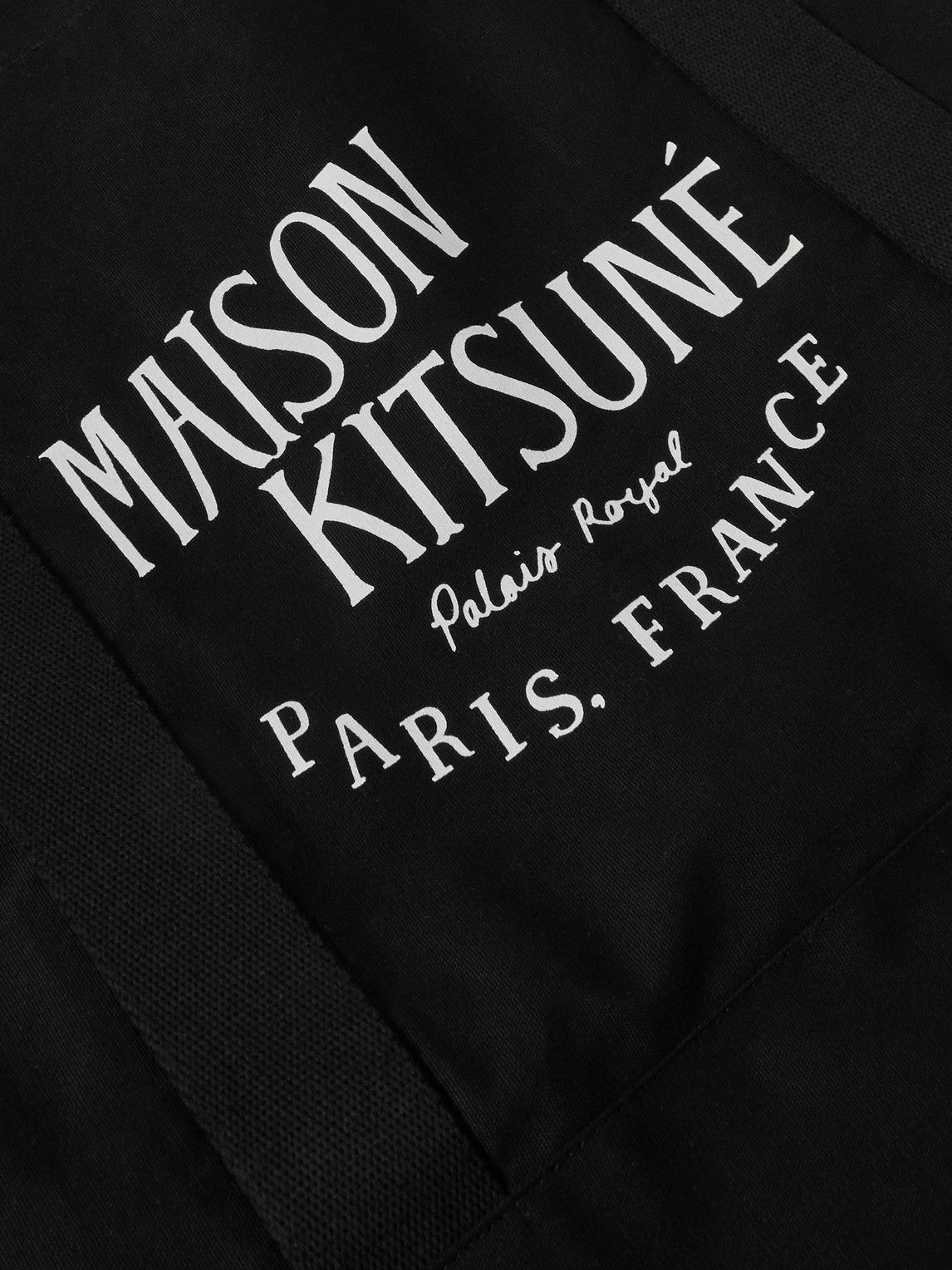 Maison Kitsuné - Palais Royal Logo-Print Cotton-Canvas Tote