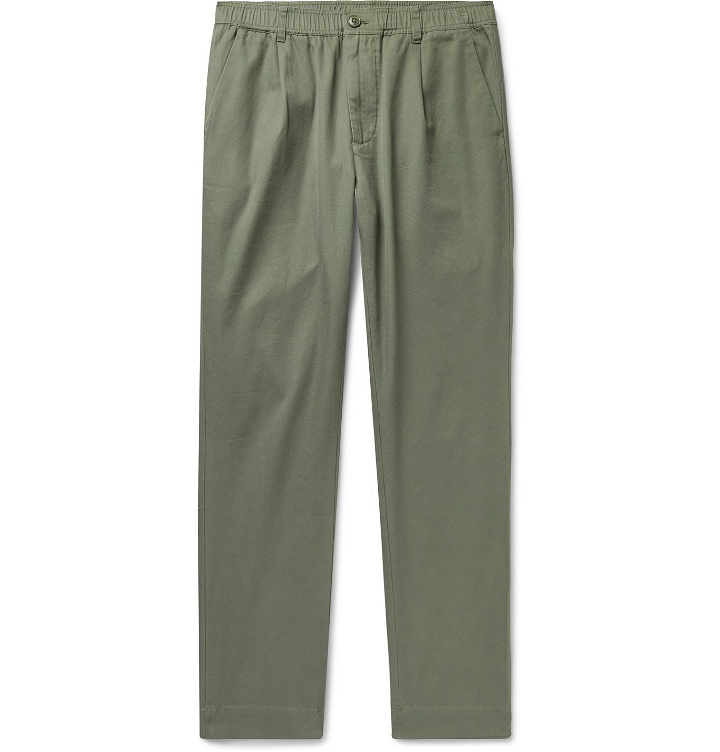 Photo: Bellerose - Cotton-Twill Cargo Trousers - Green