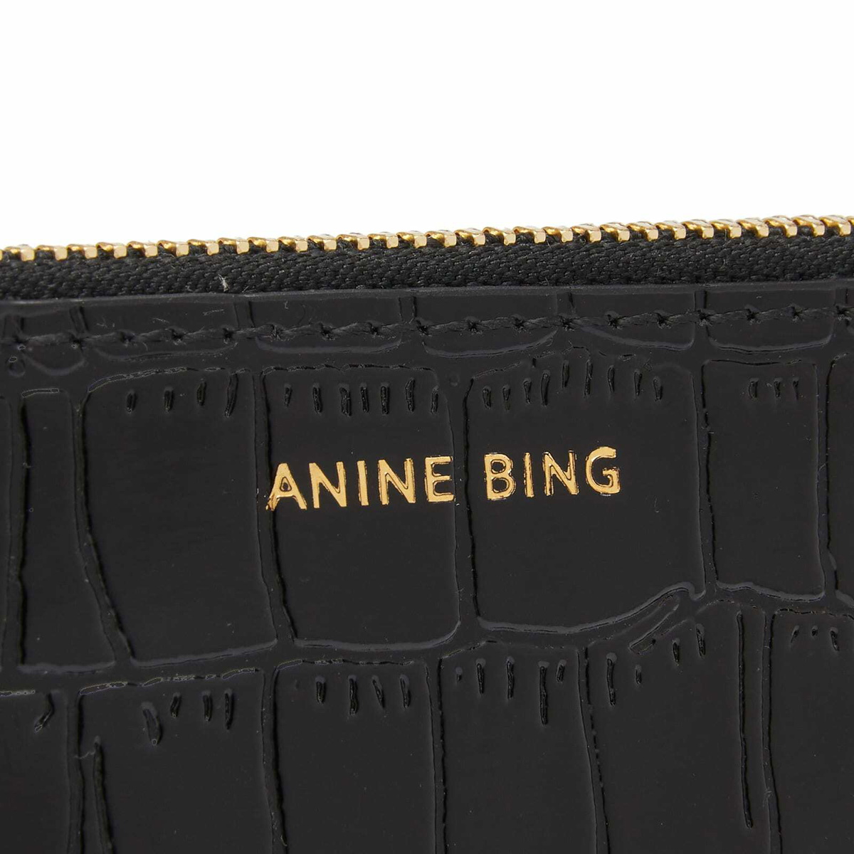 Anine Bing Women's Lucy Card Holder in Black 