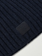 Acne Studios - Kubi Logo-Appliquéd Ribbed Wool Beanie