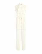 Pinko Womens Jumpsuit Ivory