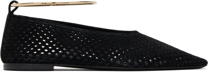 Photo: Jil Sander Black Ring Ballerina Flats