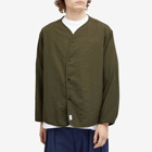 WTAPS Men's 08 Short Sleeve Work Shirt in Olive Drab