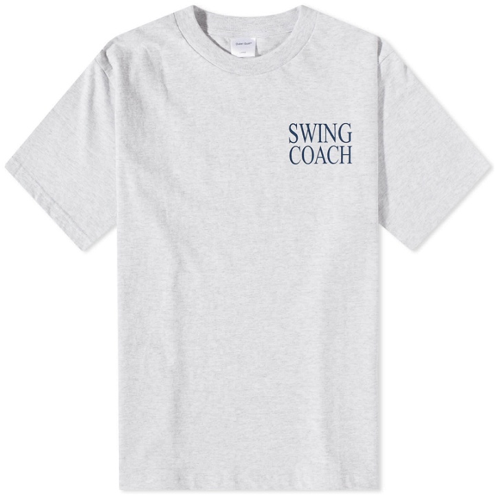 Photo: Quiet Golf Men's Swing Coach T-Shirt in Heather