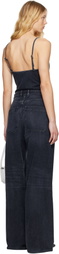 Diesel Black De-Vors Denim Jumpsuit