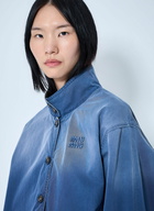 Miu Miu Old Washed Twill Blouson Jacket