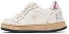 Golden Goose Baby Off-White Ball Star Sneakers