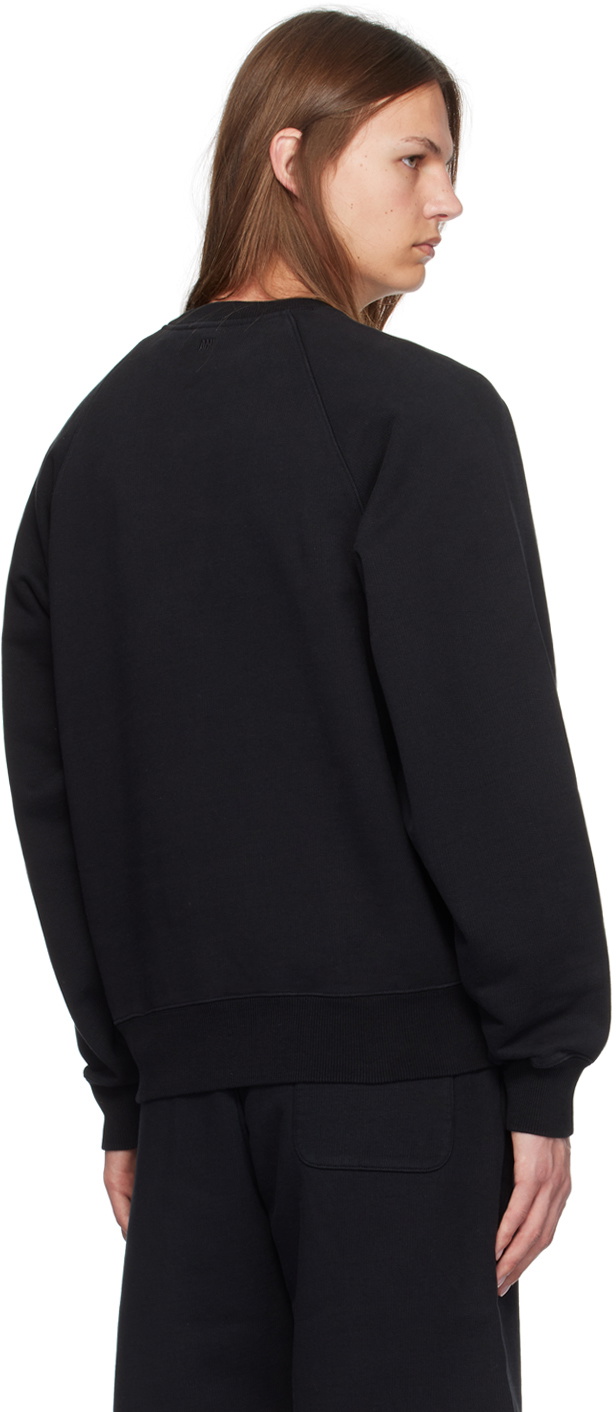 AMI Paris Black Ami de Coeur Sweatshirt AMI