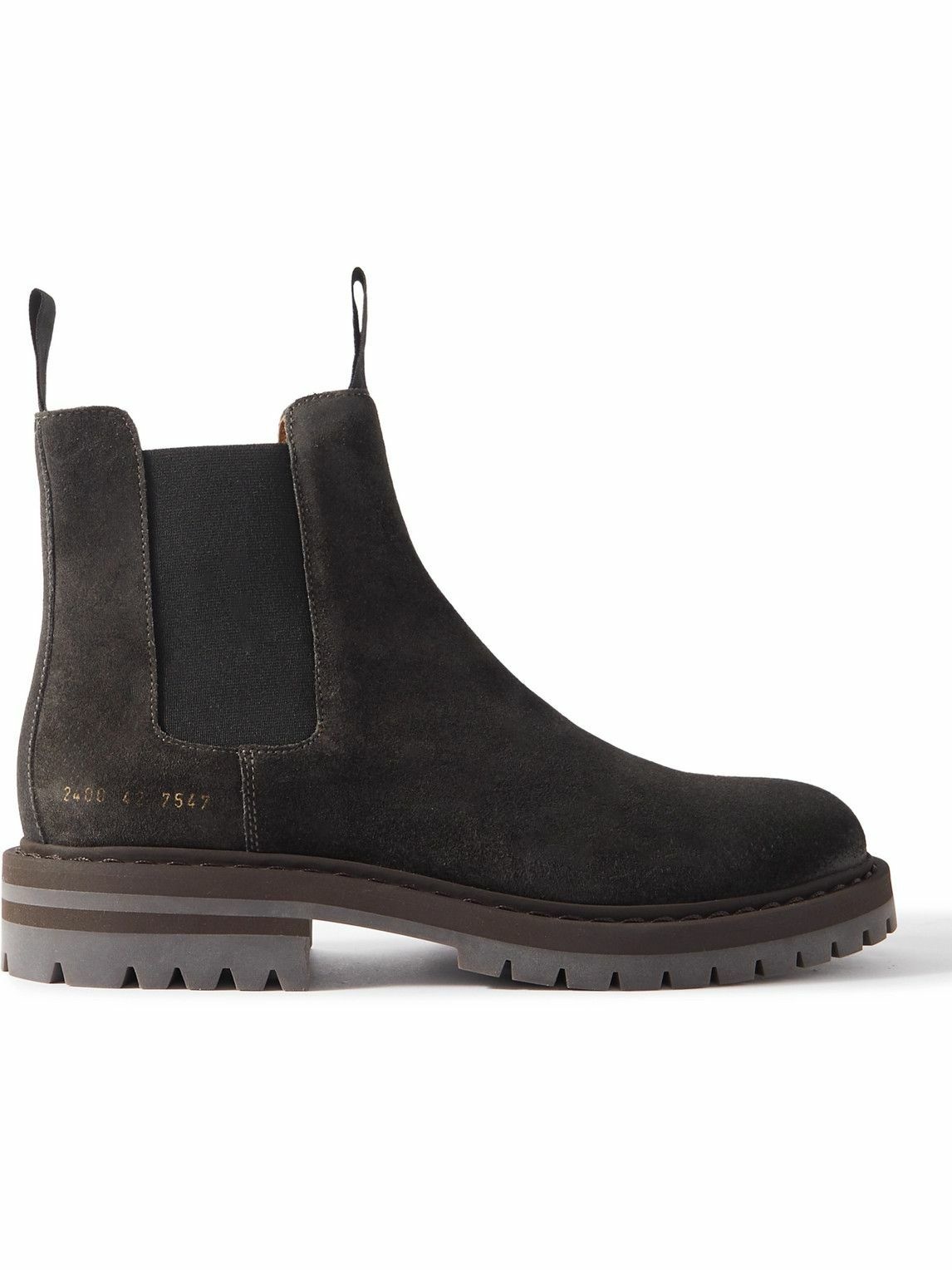 Common Projects - Suede Chelsea Boots - Black Common Projects