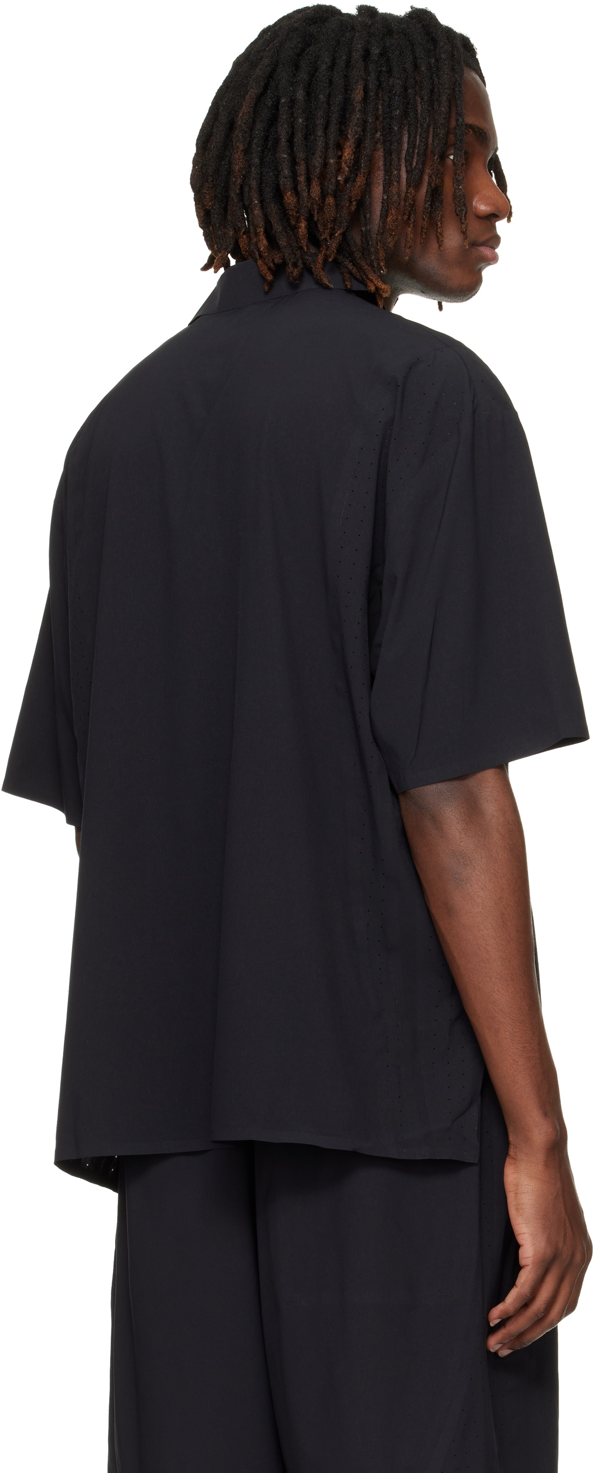 Y-3 Black Ultralight Woven Shirt