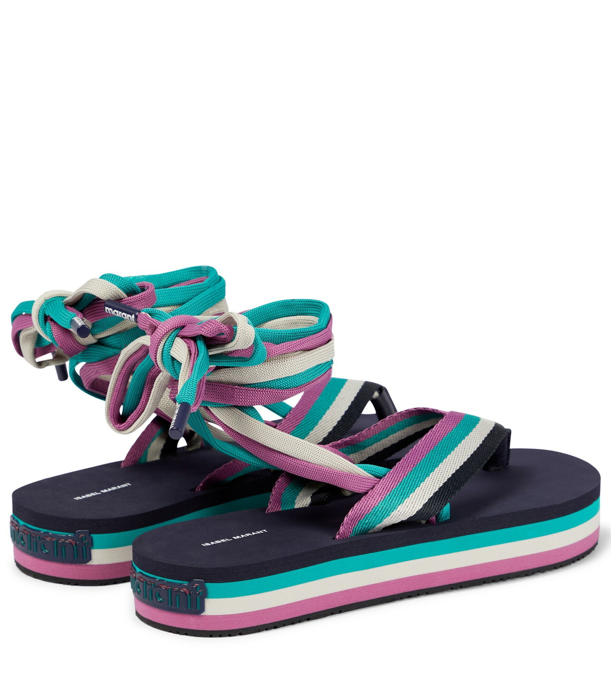 【送料&関税込】Isabel Marant Army Green Suede Thong Sandals ISABEL MARANT Akel embellished suede sandals | NET-A-PORTER