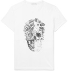 Alexander McQueen - Printed Cotton-Jersey T-Shirt - Men - White