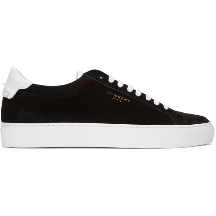 Photo: Givenchy Black Suede Urban Knots Sneakers 