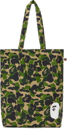 BAPE Khaki ABC Camo Tote