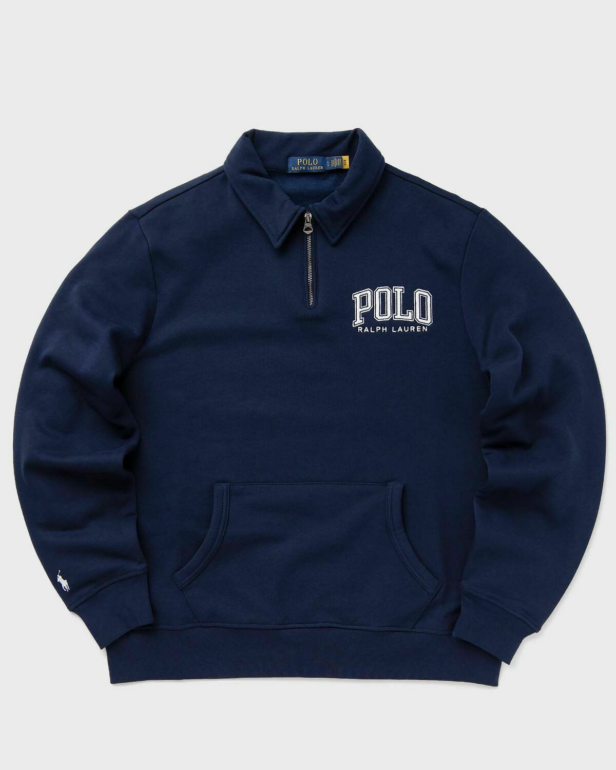 Polo Ralph Lauren Long Sleeve Sweatshirt Blue Half Zips Polo Ralph