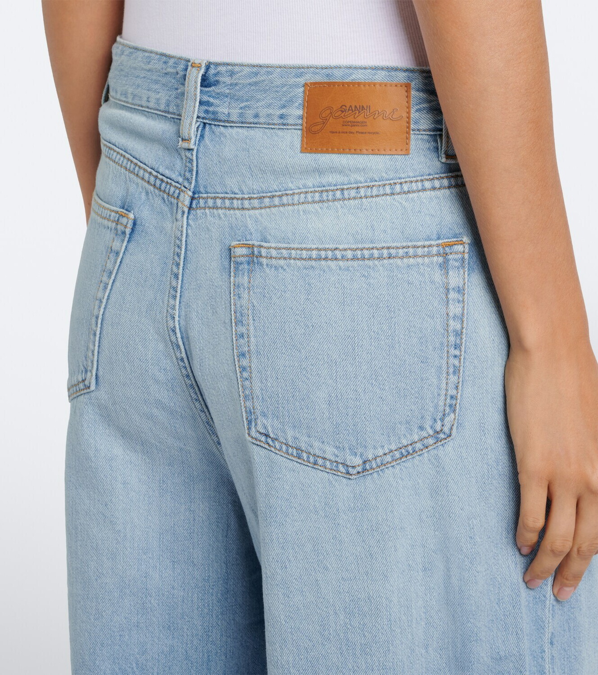 Ganni Marri wide-leg jeans