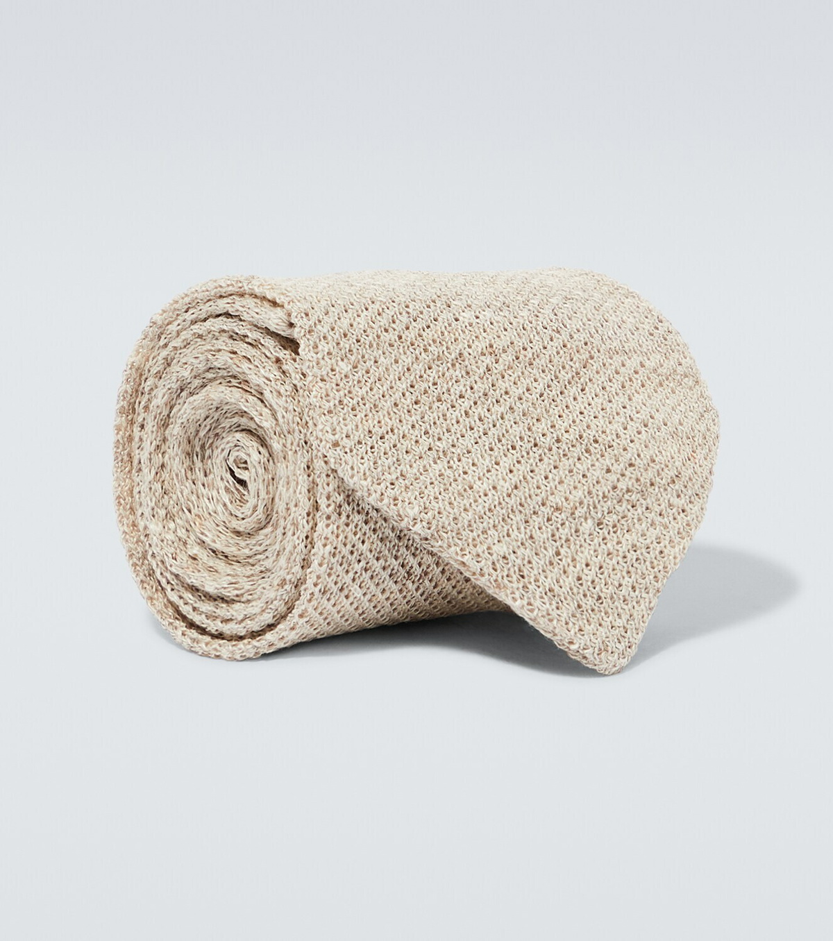 Thom Sweeney Linen knit tie