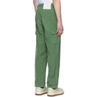 Carne Bollente Green Corduroy James Bande Cargo Pants