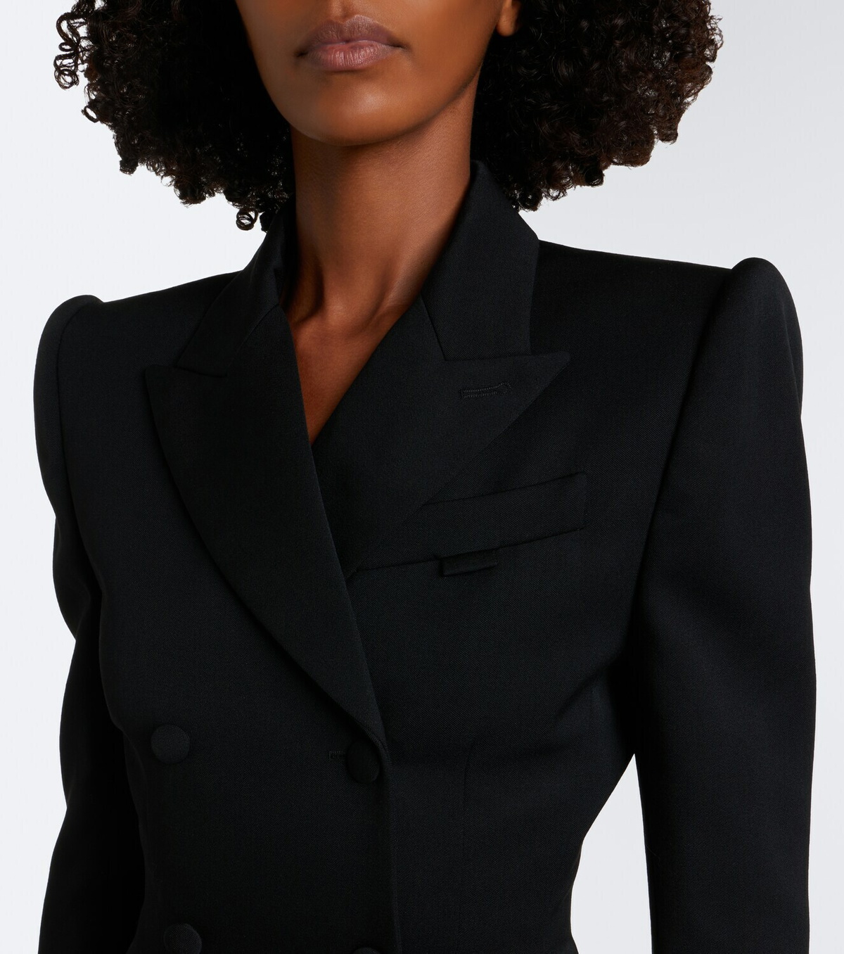 Mugler Wool blazer dress