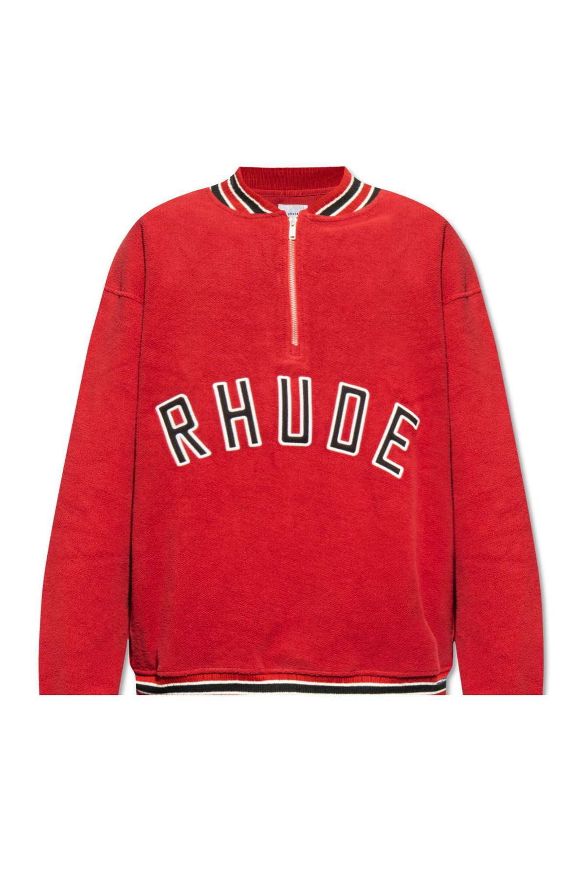 Rhude Men's Pennant Flag Sweatshirt in Vintage Black Rhude