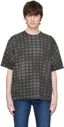 Acne Studios Black Check T-Shirt