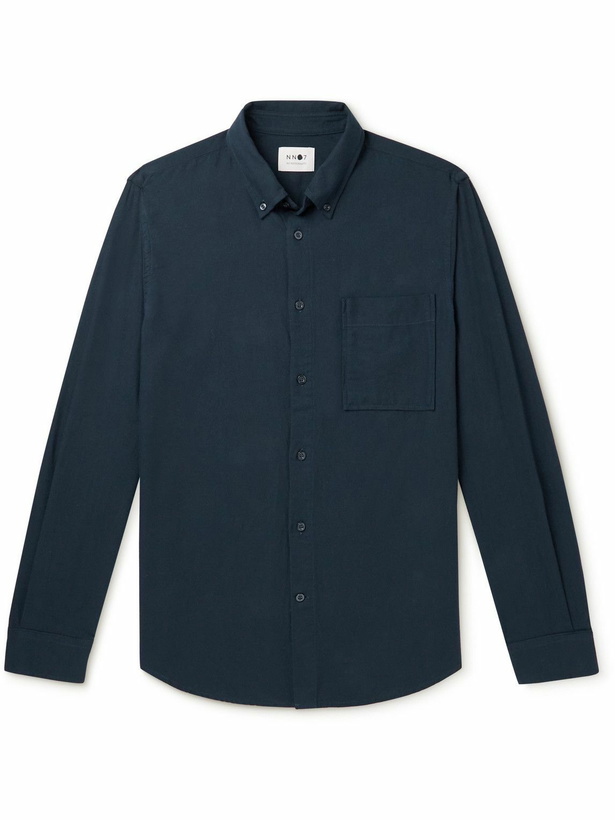 Photo: NN07 - Arne Cotton-Twill Shirt - Blue