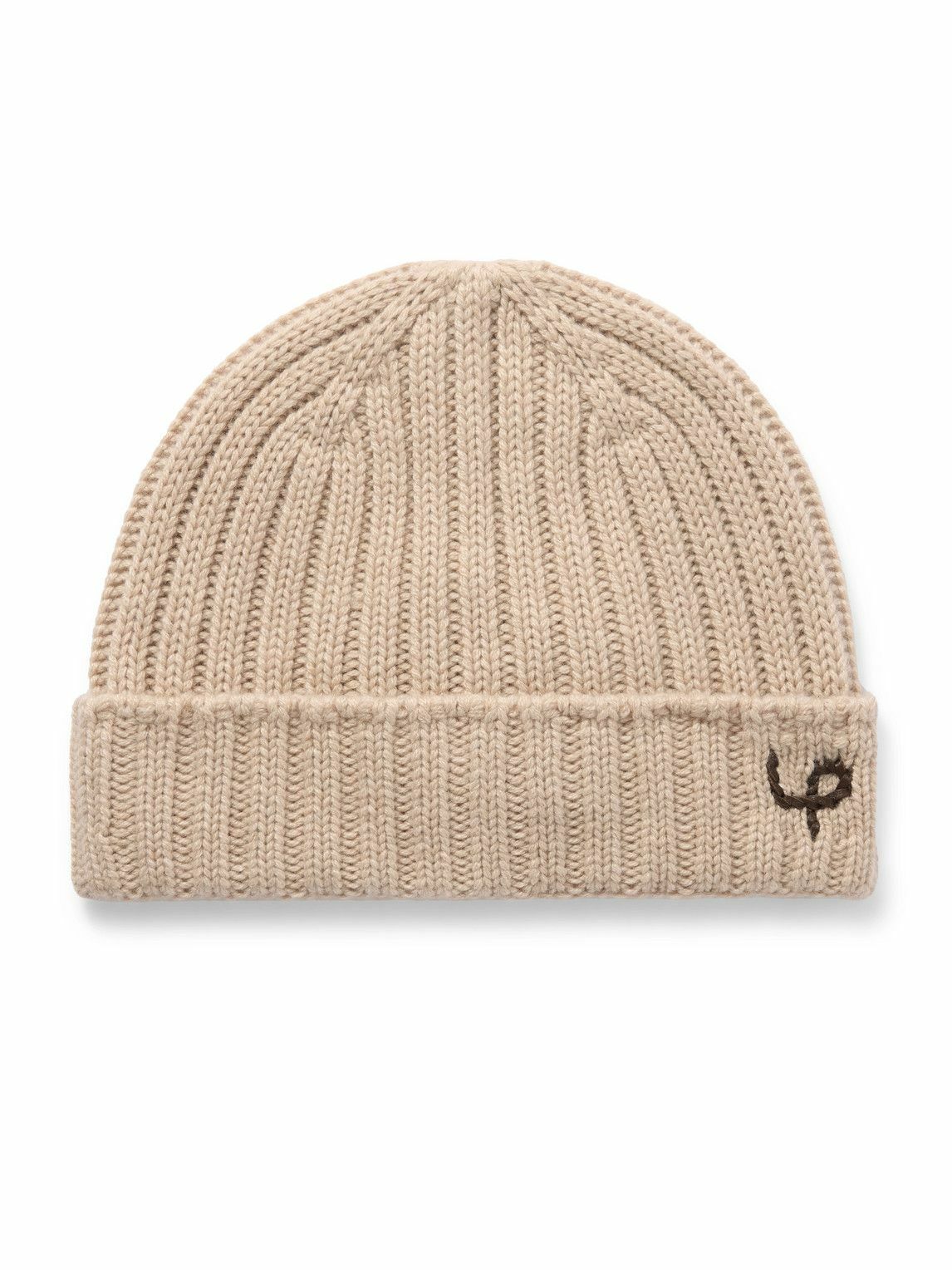 Loro Piana - Logo-Embroidered Ribbed Cashmere Beanie