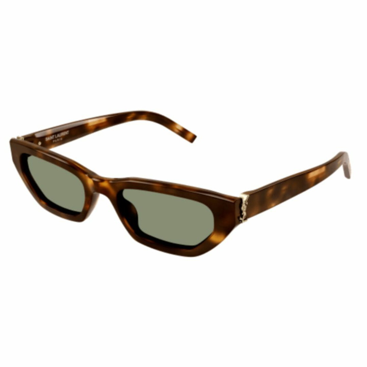 Photo: Saint Laurent Eyewear Sl M126003 Havana Havana Green